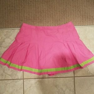 Lilly Pulitzer Pink and Green Skort
